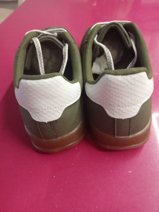 Zapatillas NYC Hombre Talla 44 Verdes Blancas