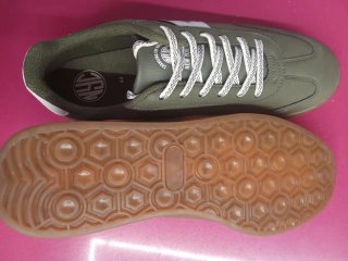 Zapatillas NYC Hombre Talla 44 Verdes Blancas