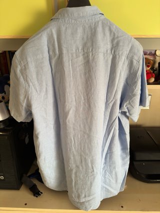 Camicia ISOLID manica corta azzurra