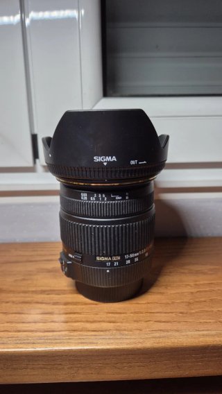 objetivo sigma 17 50 f2.8 f mount nikon muy