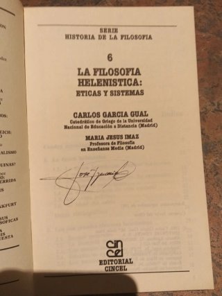 La filosofía helenística éticas y sistemas