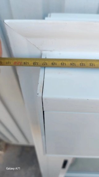 Ventana aluminio 1,27x1,24 cristal doble