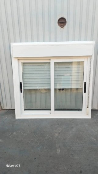 Ventana aluminio 1,27x1,24 cristal doble