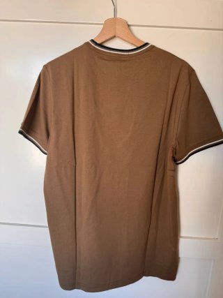 Camiseta Fred Perry Talla M Marrón/caqui claro