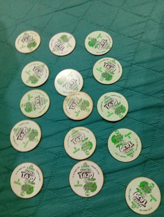 15 Tazos de personajes lonney tones super tazos