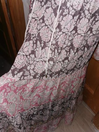Vestido largo estampado bohemio