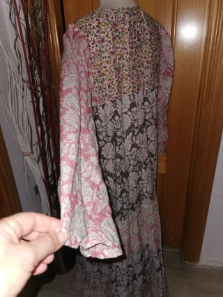 Vestido largo estampado bohemio