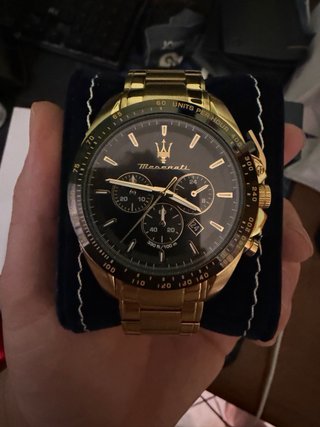 Orologio Maserati Traguardo Cronografo Oro Nero