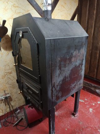 Horno de leña forja 3 bandejas