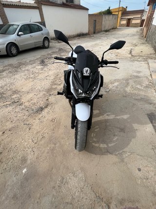 Kawasaki Z800 Naked Blanca y Negra