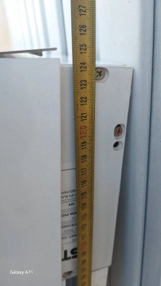 Ventana corredera aluminio 1,27x1,24 cristal doble