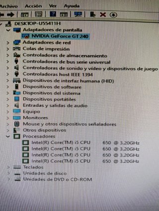 PC HP Intel i5 Completo Negro