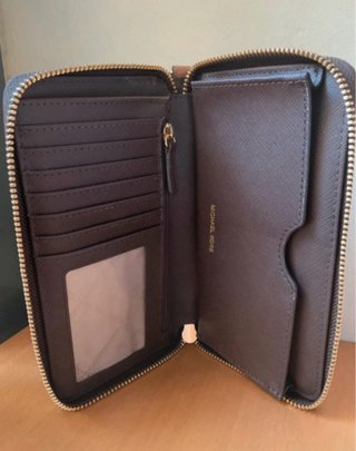Cartera Michael Kors Marrón y Dorada