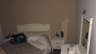 Cabecero de cama 135, mesitas de noche y cómoda