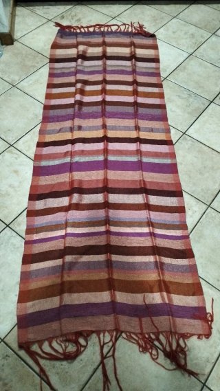 Stola 200x77 cm con frange