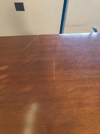 Mesa de salón de madera extensible + sillas de reg