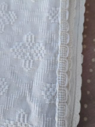 Colcha vintage blanca