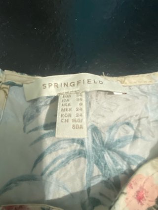 Vestido Springfield floral