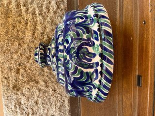Fontana decorativa in ceramica da parete