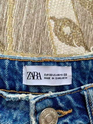 Shorts Vaqueros Zara Desgastados