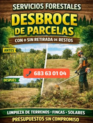 DESBROCES DE PARCELAS 683 63 01 04