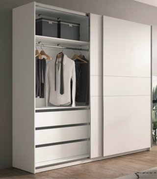 Armario Conforama 2 Puertas Blanco