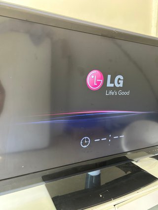 Televisión LG Negra