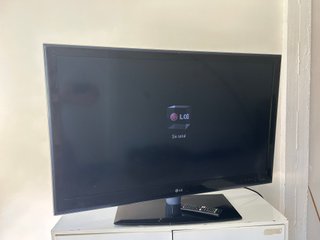 Televisión LG Negra