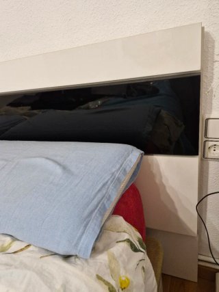 Cabecero cama madera maciza