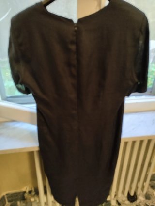 Vestito nero in lino