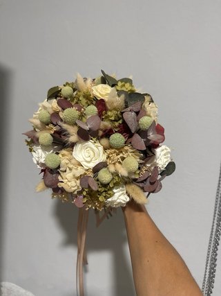 Ramo de novia flores preservadas