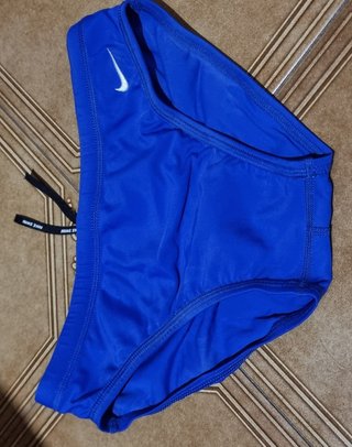 Bañador slip niño Nike azul