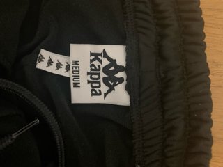 Pantalón de chándal Kappa negro