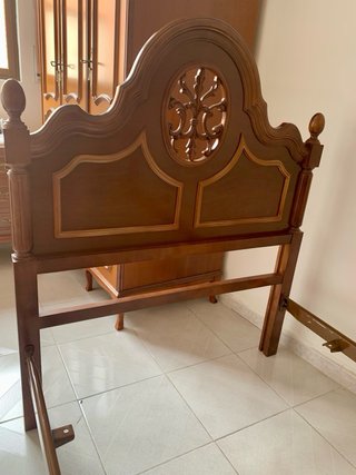 2 camas de 90 madera maciza