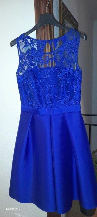 Vestido de fiesta azul talla 40