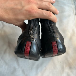 Stivali Prada Sport Pelle Nera Tg 36.5