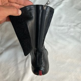 Stivali Prada Sport Pelle Nera Tg 36.5