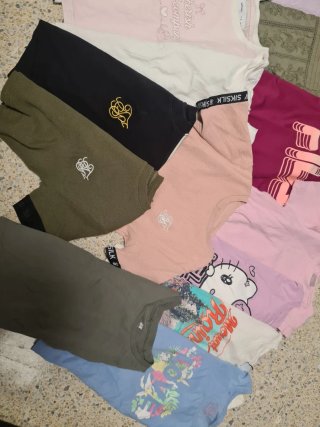 Lote Ropa Niña Camisetas Variadas