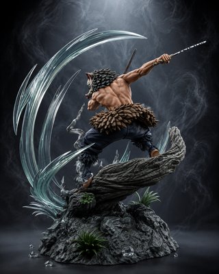 Inosuke Demon Slayer Figura Pintada 20cm