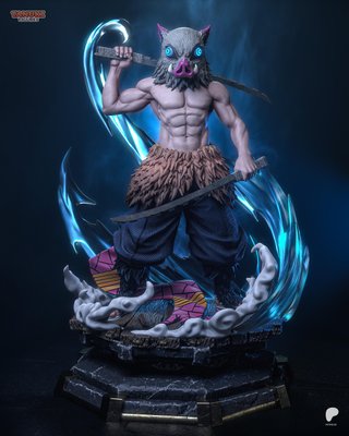 Inosuke Demon Slayer Figura resina 20cm Sin pintar