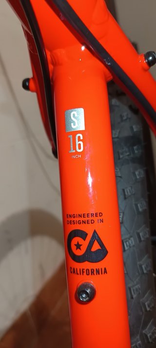 Bicicleta Felt Talla S Roja