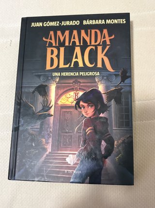 Libro Amanda black, una herencia peligrosa.