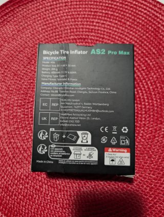 Mini inflador CYCPLUS AS2 Pro Max