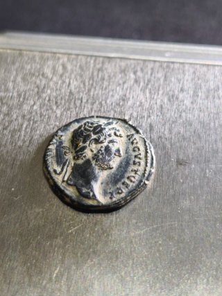 Moneda Romana Emperador Adriano