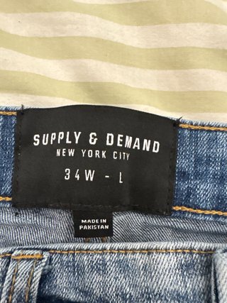Supply & Demand Pantalones Rotos Desgastados