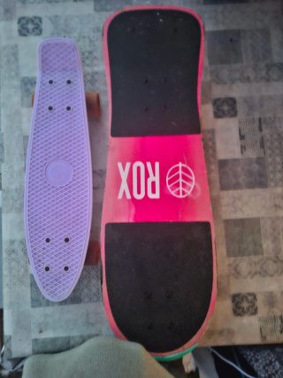 Skate, Patinete ROX rosa,  el pequeño penny board