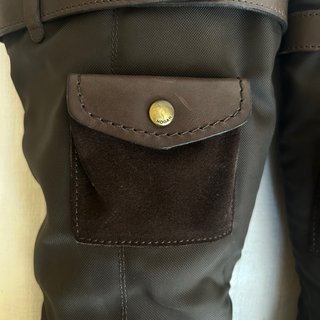 Stivali Hogan Donna Tg 35 Nylon Camoscio Marrone