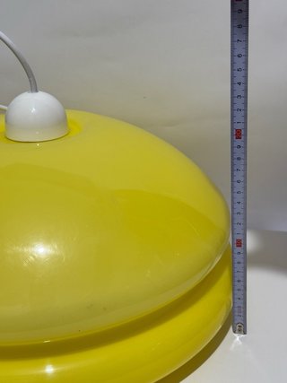 Lampadario Space Age Giallo Anni '70