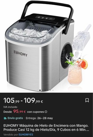 Máquina de Hielo EUHOMY