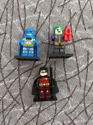 Figuras Lego Batman, Joker y Robin